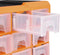 vidaXL - Organiser - met - 8 - grote - lades - 52x16x37 - cm