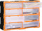 vidaXL - Organiser - met - 8 - grote - lades - 52x16x37 - cm