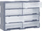 vidaXL - Organiser - met - 8 - grote - lades - 52x16x37 - cm