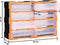 vidaXL - Organiser - met - 8 - grote - lades - 52x16x37 - cm