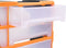 vidaXL - Organiser - met - 8 - grote - lades - 52x16x37 - cm
