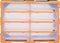 vidaXL - Organiser - met - 8 - grote - lades - 52x16x37 - cm
