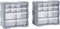 vidaXL - Organisers - met - 12 - lades - 2 - st - 26,5x16x26 - cm