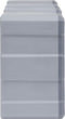 vidaXL - Organisers - met - 12 - lades - 2 - st - 26,5x16x26 - cm