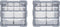 vidaXL - Organisers - met - 12 - lades - 2 - st - 26,5x16x26 - cm