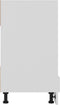vidaXL - Ovenkast - 60x46x81,5 - cm - bewerkt - hout - wit