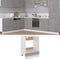 vidaXL - Ovenkast - 60x46x81,5 - cm - spaanplaat - betongrijs