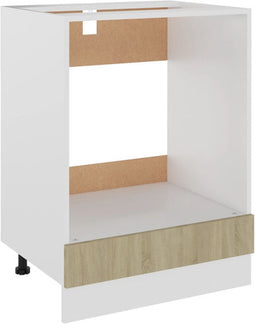 vidaXL - Ovenkast - 60x46x81,5 - cm - spaanplaat - sonoma - eikenkleurig