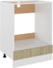 vidaXL - Ovenkast - 60x46x81,5 - cm - spaanplaat - sonoma - eikenkleurig