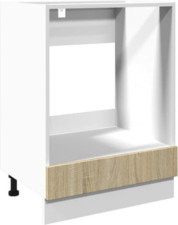 vidaXL - Ovenkast - 60x46x81,5 - cm - spaanplaat - sonoma - eikenkleurig