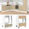 vidaXL - Ovenkast - 60x46x81,5 - cm - spaanplaat - sonoma - eikenkleurig