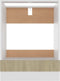 vidaXL - Ovenkast - 60x46x81,5 - cm - spaanplaat - sonoma - eikenkleurig