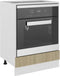 vidaXL - Ovenkast - 60x46x81,5 - cm - spaanplaat - sonoma - eikenkleurig
