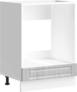 vidaXL - Ovenkast - "Porto" - bewerkt - hout - grijs - sonoma - eiken