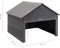 vidaXL - Overkapping - voor - grasmaaier - 80x80x70 - cm - HKC