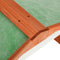 vidaXL - Overkapping - voor - robotgrasmaaier - 72x87x50 - cm - massief - vurenhout