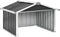 vidaXL - Overkapping - voor - robotmaaier - 92x97x63 - cm - staal - antracietkleurig