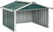 vidaXL - Overkapping - voor - robotmaaier - 92x97x63 - cm - staal - bruin