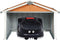 vidaXL - Overkapping - voor - robotmaaier - 92x97x63 - cm - staal - grijs