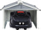 vidaXL - Overkapping - voor - robotmaaier - 92x97x63 - cm - staal - grijs