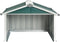vidaXL - Overkapping - voor - robotmaaier - 92x97x63 - cm - staal - groen