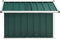vidaXL - Overkapping - voor - robotmaaier - 92x97x63 - cm - staal - groen