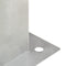 vidaXL - Paalankers - 4 - st - 121 - mm - gegalvaniseerd - metaal