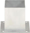 vidaXL - Paalankers - 4 - st - 121 - mm - gegalvaniseerd - metaal