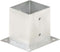 vidaXL - Paalankers - 4 - st - 121 - mm - gegalvaniseerd - metaal
