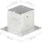 vidaXL - Paalankers - 4 - st - 141 - mm - gegalvaniseerd - metaal