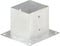 vidaXL - Paalankers - 4 - st - 141 - mm - gegalvaniseerd - metaal