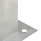 vidaXL - Paalankers - 4 - st - 71 - mm - gegalvaniseerd - metaal