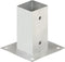 vidaXL - Paalankers - 4 - st - 71 - mm - gegalvaniseerd - metaal