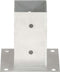 vidaXL - Paalankers - 4 - st - 81 - mm - gegalvaniseerd - metaal