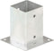 vidaXL - Paalankers - 4 - st - 91 - mm - gegalvaniseerd - metaal