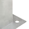vidaXL - Paalankers - 4 - st - 91 - mm - gegalvaniseerd - metaal