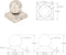 vidaXL - Paalkappen - 6 - st - bol - 91x91 - mm - roestvrij - staal