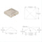 vidaXL - Paalkappen - 6 - st - piramide - 71x71 - mm - roestvrij - staal