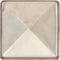 vidaXL - Paalkappen - 6 - st - piramide - 71x71 - mm - roestvrij - staal