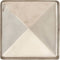 vidaXL - Paalkappen - 6 - st - piramide - 81x81 - mm - roestvrij - staal