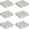 vidaXL - Paalkappen - 6 - st - piramide - 91x91 - mm - gegalvaniseerd - metaal
