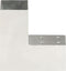 vidaXL - Paalverbinding - L-vorm - 71x71 - mm - gegalvaniseerd - metaal