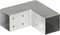 vidaXL - Paalverbinding - L-vorm - 71x71 - mm - gegalvaniseerd - metaal