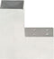 vidaXL - Paalverbinding - L-vorm - 81x81 - mm - gegalvaniseerd - metaal