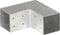 vidaXL - Paalverbinding - L-vorm - 81x81 - mm - gegalvaniseerd - metaal
