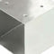 vidaXL - Paalverbinding - T-vorm - 101x101 - mm - gegalvaniseerd - metaal
