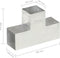 vidaXL - Paalverbinding - T-vorm - 101x101 - mm - gegalvaniseerd - metaal