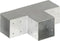 vidaXL - Paalverbinding - T-vorm - 101x101 - mm - gegalvaniseerd - metaal