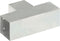 vidaXL - Paalverbinding - T-vorm - 101x101 - mm - gegalvaniseerd - metaal
