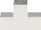 vidaXL - Paalverbinding - T-vorm - 101x101 - mm - gegalvaniseerd - metaal